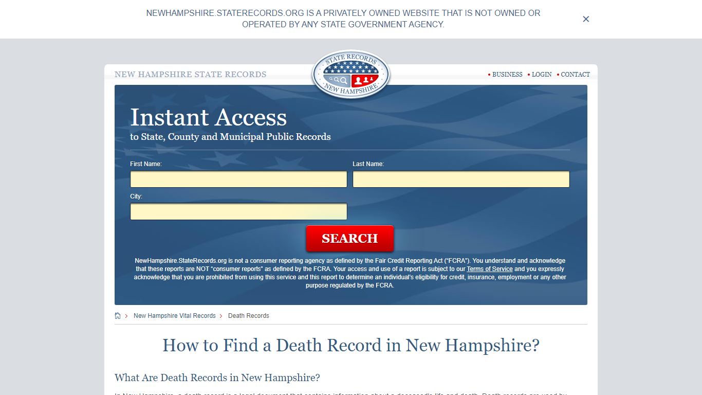 How to Find a Death Record in New Hampshire?